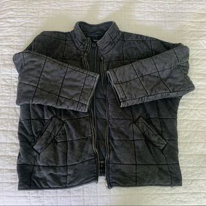 Forever 21 Quilted Zip-Up Jacket (Free People Dupe)